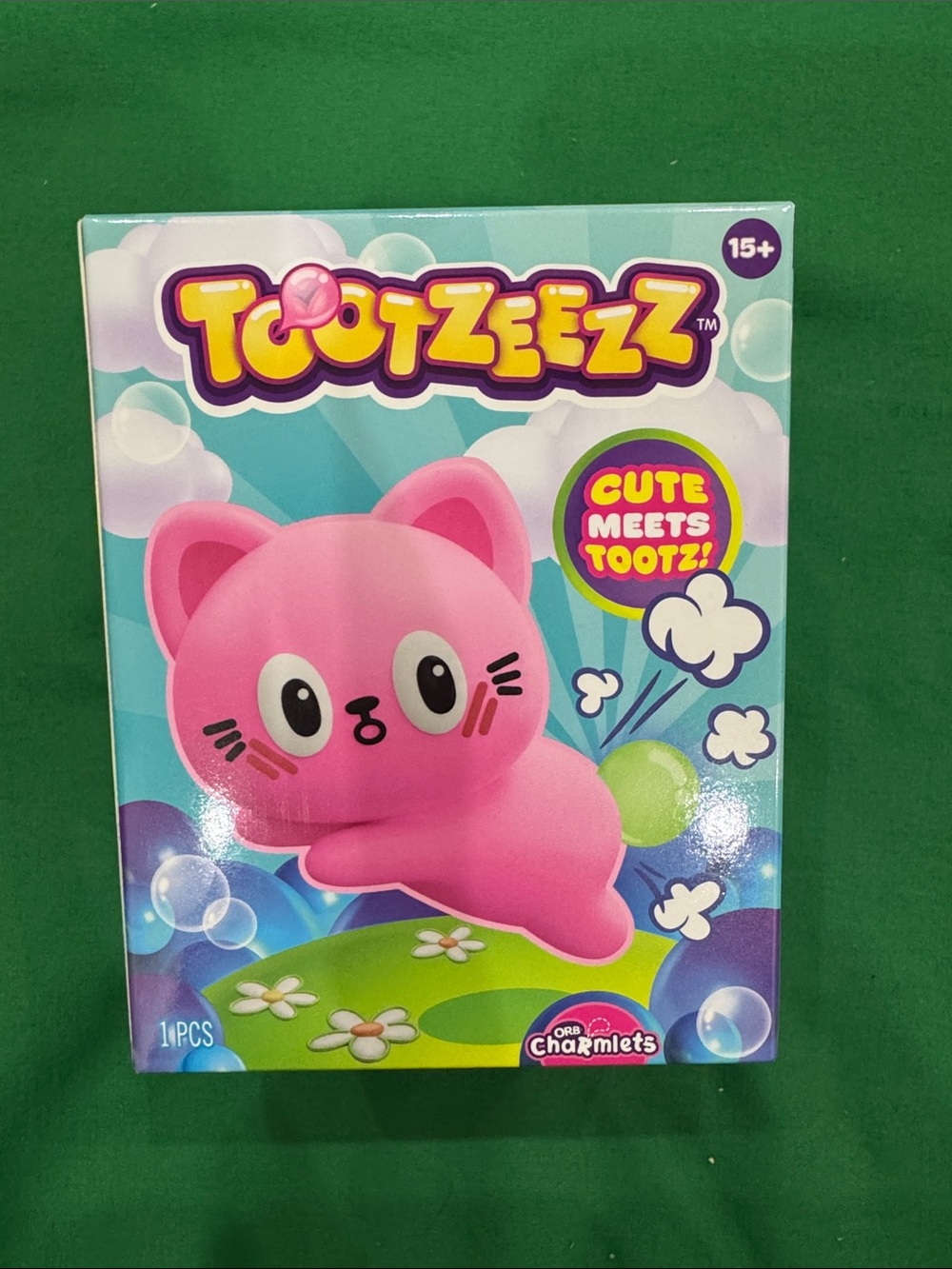 Tootzeez Pink Cat Toy Box - Cute Meets Tootz! Blind box! Squeeze toy